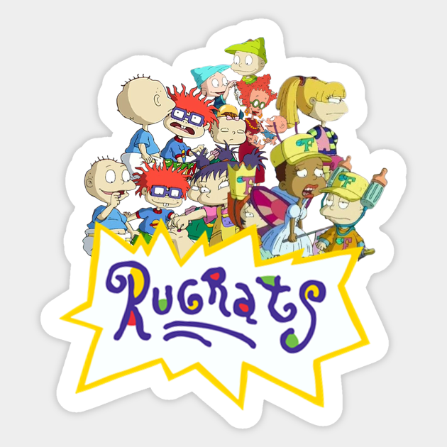 Rugrats Rugrats 90s Nickelodeon Cartoon Reptar Sticker Teepublic 8775